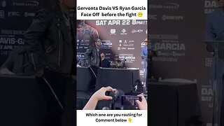 Gervonta Davis VS Ryan Garcia Faceoff Before Fight #boxing #ryangarcia #gervontadavis