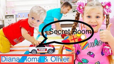 Diana Roma & Oliver Found a Secret Room