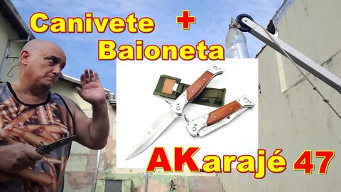 Teste Review do Canivete Baioneta CCCP ak 47