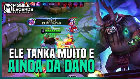 Além de Dar DANO Esse Herói TANKA MUITO | MLBB