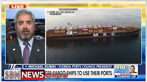 Florida Opens Ports for Backlogged Cargo Ships - 4736