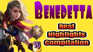 BENEDETTA Best Highlights Compilation | myticrank/Mobile Legends Bang Bang