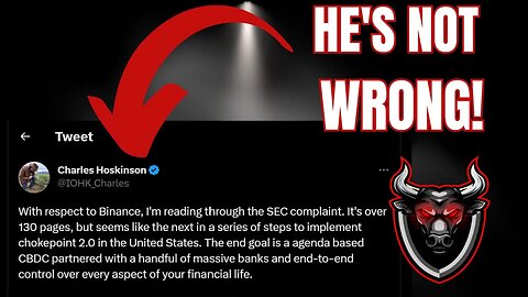 SEC Sues Binance - Check Out What Charles Hoskinson Said...