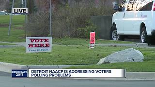 Detroit NAACP is addressing voters polling problems