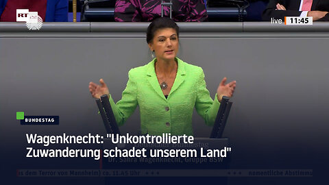 Wagenknecht: Viele Länder haben die unkontrollierte Migration gestoppt – nur wir nicht