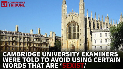 Cambridge University Bans Three Words for Ridiculous Reason