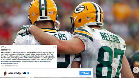 Aaron Rodgers DEVASTATED Over Release of Jordy Nelson: Pours His Heart Out On Instagram