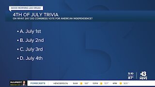 Trivia: When did Congress vote for independence