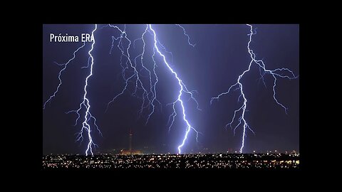 Heavy Storm - Continuous Rain and Thunder Sounds, Thunderstorm Rain for Sleeping, Relaxing, Studying