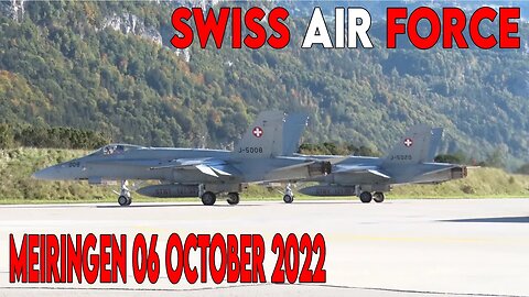Flight Operation day - Swiss Air Force @ Meiringen AB - 06 october 2022