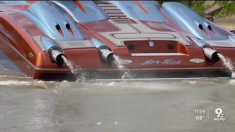 Power boats flood Ohio River for 'Rock the River' charity event