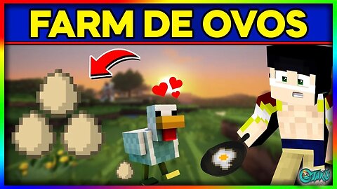 COMO FAZER UMA FARM DE OVOS AUTOMÁTICA NO MINECRAFT | TUTORIAL OTAKU DE HAKI #2