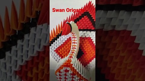 Origami Swan 🦢- Easy Paper Crafts - Shorts Ideas 💡