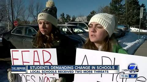 Colorado students hold protests, walkouts to push for stricter gun laws