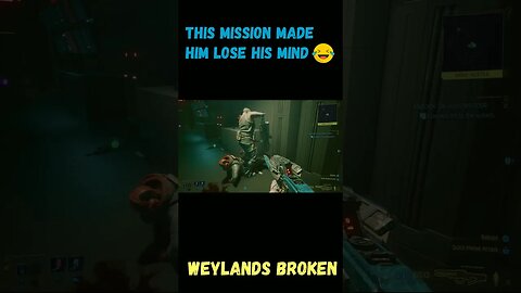 Weyland has stopped working... #bug #gaming #glitch #cyberpunk2077 #funny
