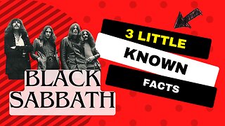 3 Litte Known Facts Black Sabbath