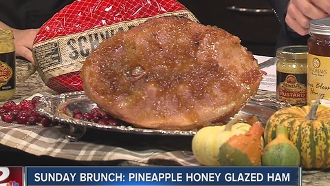 Sunday Brunch: Pineapple Honey Glazed Ham