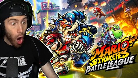 Mario Strikers: Battle League – Announcement Trailer REACTION!