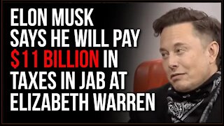 Elon Musk Says He'll Pay $11 BILLION In Jab At Elizabeth Warren