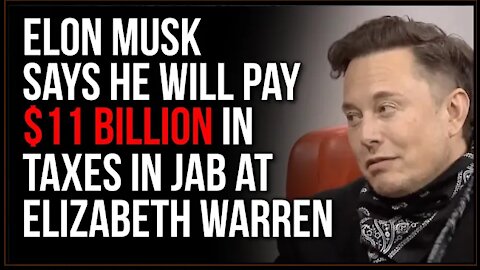 Elon Musk Says He'll Pay $11 BILLION In Jab At Elizabeth Warren