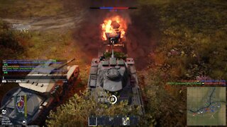 REALISTIC TANK BATTLE AT 2.3 WAR THUNDER GAMEPLAY AND IT GOES WELL!