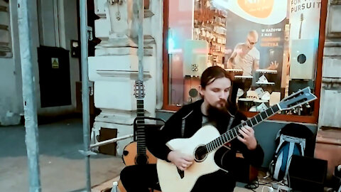 Mariusz Goli - High Noon (Mariusz Goli) LIVE busking Łódź