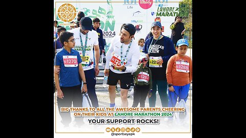 Miles of Love: Parents' Support at Lahore Marathon 2024 | Sports Eye Tribute