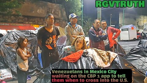 Mexico City Venezuelanos waiting for CBP1