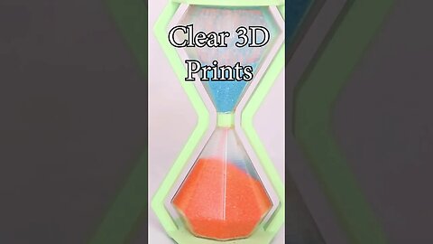 CLEAR 3D Prints #shorts