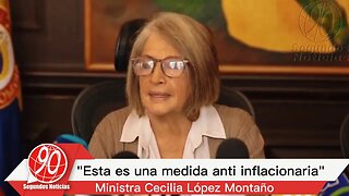 🎥"Esta es una medida anti inflacionaria", Ministra de Agricultura Cecilia López 👇👇