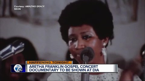 Aretha Franklin gospel concert documentary to be shown at DIA