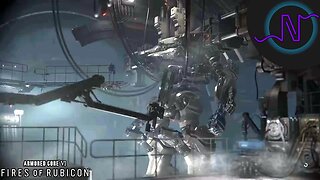 Piloting a Mech in Armored Core VI Fires of Rubicon! A Fast Paced Mech Combat Game!
