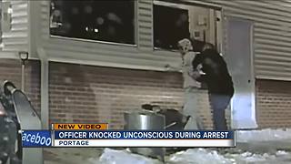 Wisconsin Police Officer Knocked Unconscious by Suspect