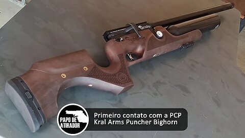 Primeiro contato com a carabina PCP Puncher Bighorn 9 mm