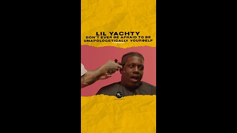 @lilyachty Don’t ever be afraid to be unapologetically yourself
