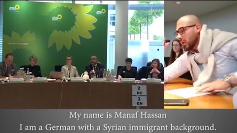 Manaf Hassan (Deutsch-Syrer) entlarvt Grüne im Bundestag zum Thema Syrien. (15.05.2019)