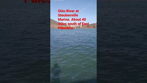 Ohio River at Steubenville Marina. About 40 miles south of East Palestine.