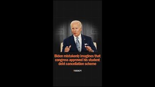 Biden thinks his student debt bill "passed." It didn't.