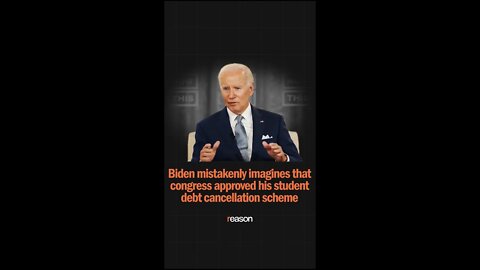 Biden thinks his student debt bill "passed." It didn't.