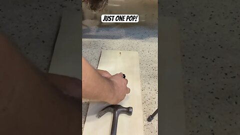 Just One Pop Does It! Hammer Crimp Tool