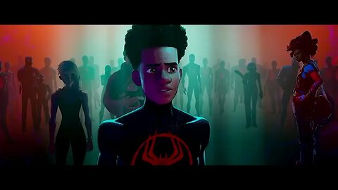 SPIDER MAN ACROSS THE SPIDER VERSE "Gwen Stacy Falls In love with Miles Morales" (4K ULTRA HD) 2023