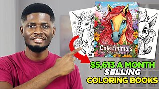 Use AI to Create Coloring Books (BEST Amazon Side Hustle Selling Coloring Books)