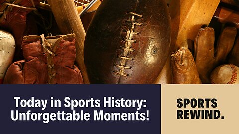 This Day in Sports History #SportsHistory #EpicSportsMoments #shorts
