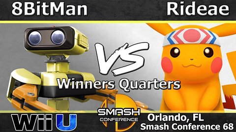 GoTE|8BitMan (ROB) vs. Shoq|Rideae (Pikachu & Sheik) - Wii U Winner's Quarters - SC:68