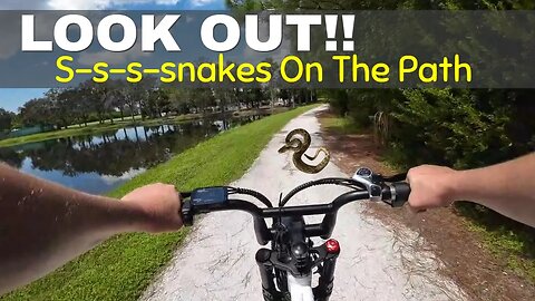 eBike Riding | SNAKE ON THE PATH