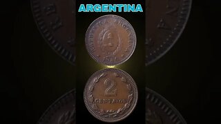 Argentina 2 Centavos 1940.#shorts #coinnotesz