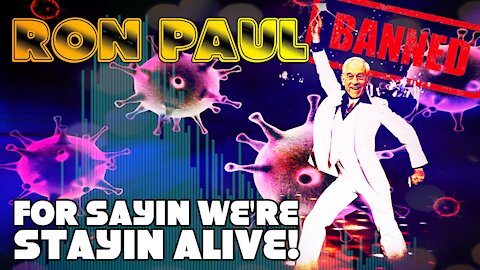 🔴 RON PAUL BANNED FROM FACEBOOK JUST FOR SAYING WE'RE "STAYING ALIVE" BEE GEES 70s Disco 🔥🔥