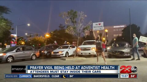 Prayer Vigil held at adventist health for healthcare workers