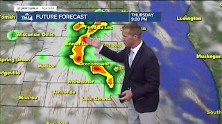 Cloudy, slight chance of showers Thursday