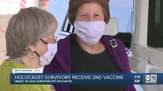 Arizona Holocaust survivors receive second vaccine dose
